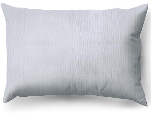 PinkZebra Bio-Musselin 20 x 30 cm Kissenbezug für Kinder & Erwachsene, weicher, Kopfkissenbezug GOTS-Zertifizierung, Oeko-Tex, Made in EU, Kissenhülle mit Reißverschluss, Grau 1