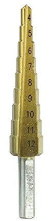 TIMCO HSS Tin Step Drill 4-12mm - 1 pc
