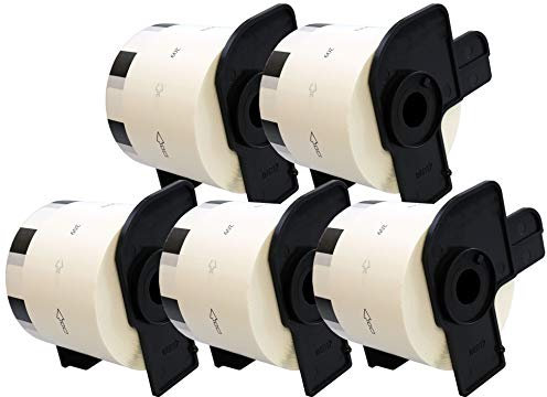 5 x DK11209 29mm x 62mm Etiketten (800 Stück/Rolle) kompatibel zu Brother P-Touch QL-500 QL-500A QL-550 QL-560 QL-570 QL-700 QL-710W QL-720NW QL-800 QL-810W QL-820NWB QL-1050 QL-1100 QL-1110NWB