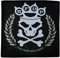 FIVE FINGER DEATH PUNCH Aufnäher KNUCKLE CROWN Patch gewebt 10 x 10 cm