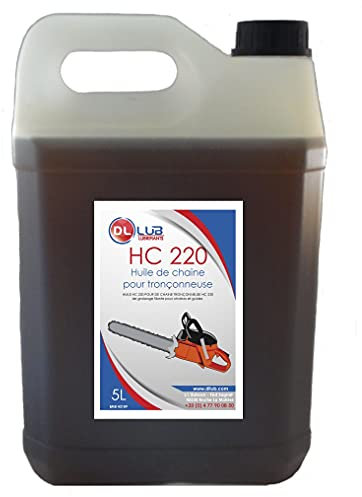 DLLUB - Huile DE Chaine TRONÇONNEUSE HC 220-5 litres