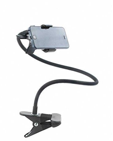 Kikkerland Flexible Phone Holder - Retail Packaging - Black