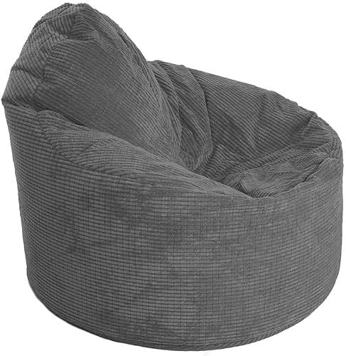 Gilda Monster Classic Corduroy Beanbag Includes Filling (Grey)