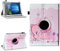 NAUC Robuste Universal Hülle 10 10.1 10.2 10.3 10.4 10.5 10.6 10.8 11 Zoll Tablet Schutzhülle Kunstleder Tasche Standfunktion extra 360° Drehbar, Farben:Motiv 1