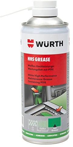 Haftschmierstoff HHS Grease - 400ml - Geeignet zur Schmierung bei Wartungs- und Inspektionsarbeiten, z.B. Scharniere, Gelenke, Gleitschienen, u.v.m.