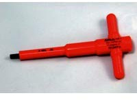 ITL Insulated Tools 10mm T Handle Hex Driver – VDE Certified - High Torque T-Grip - Chrome Vanadium Shaft - Safe for Live Electrical Work - Heavy-Duty Design
