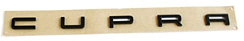 Original Seat Leon (5F) Cupra Schriftzug hinten Heckklappe Tuning Emblem, schwarz glänzend