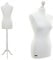 LUCCESI | Schneiderpuppe | Größen S - XL (Female ♀) | Torso Size: L/XL (42-44) | Wechselbezug Creme-Weiss | Standfuss Weiss | Damen - Schaufensterpuppe