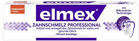 elmex Zahnpasta Zahnschmelz Professional, 75 ml - Zahncreme stärkt und schützt den Zahnschmelz, schützt vor Säureangriffen