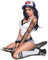 Pinup Aufkleber Skater Girl Skateboard Autoaufkleber Sticker Girls Sexy