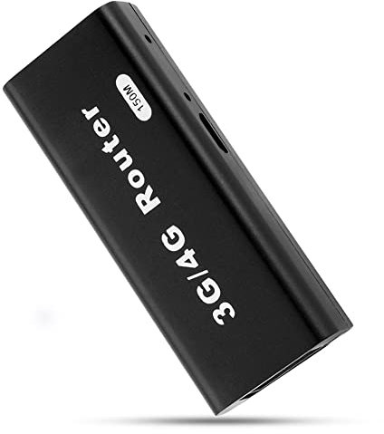 AMIUHOUN Mini Router WiFi 3G/4G Routers Without USB RJ45 Router Portable 2412-2483MHz External Interface with USB Cable