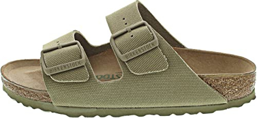 Birkenstock Womens Arizona Vegan Slides Sandals Green 4.5 UK
