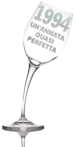 Aurìca Copa de vino personalizado doblado ideas de regalo originales para mujer y hombre – Copas de vino divertidas – Gadget 30 años Cumpleaños Hombre Mujer