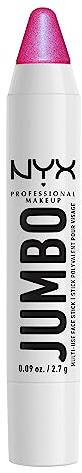 NYX Professional Makeup Schimmernder Highlighter Stift für das Gesicht, Für individuelle Looks, Intensive Farbe, Highlighter Pen mit pflegenden Ölen, Jumbo Highlighting Stick, Farbe: Blueberry Muffin