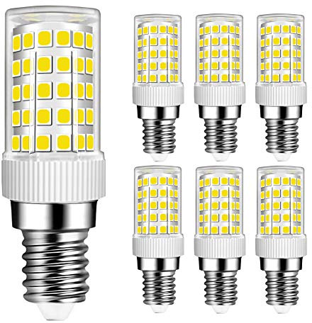 MENTA E14 LED 10W Kaltesweiss 6000K ersetzt 80W Halogenlampen 86 x SMD 2835 LED E14 LED Leuchtmittel Birne AC 220-240V Nicht Dimmbar 2 Jahre Garantie 6er-Pack