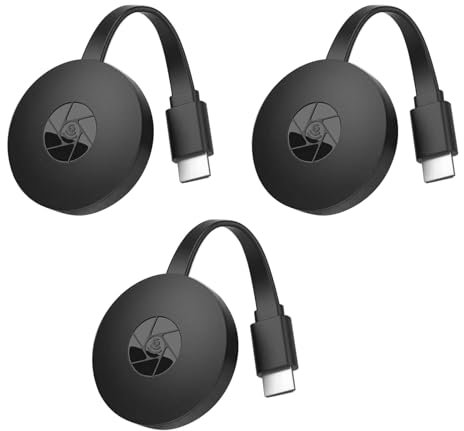 Seurico TV Box, Pc to Tv Wireless Streaming, Casting Device for Tv, Access All Channels for Free, HD Wireless 4K Screen Projector, 3 Pcs Wireless Streaming Device