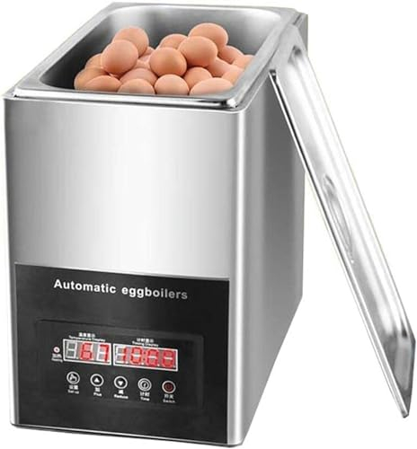 Cocedor de huevos comercial Cocedor de huevos de aguas termales, comercial 50 piezas Gran capacidad Inteligente Automático Huevo medio cocido Máquina de huevos cocidos, Cocedor de huevos eléctrico, Co