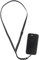Leather Phone Lanyard with Phone Tether Tab, Adjustable Crossbody Fit, Anti-Loss/Theft, Compatible with Most Smartphones (Black)