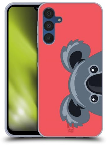 Head Case Designs Koala Guckende Tiere Gel Handyhülle Hülle [Militärischer Schutzgrad] Kompatibel mit Samsung Galaxy A15