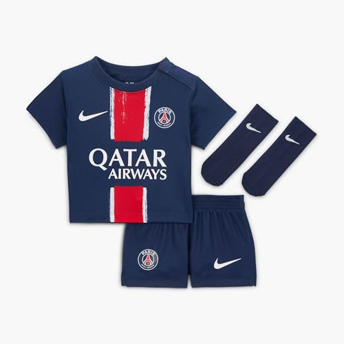 Nike Psg Kit Psg Inf Nk Df Kit Stad Crraghm, Midnight Navy/Midnight Navy/White, FN9248-411, 6-9