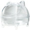 YIBOZI Bac de bain de sable transparent résistant à l'usure pour hamster et hamster confortable