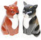 Cat Ceramic Salt & Pepper Shaker Cruet Set Novelty Animal Lover Gift, Boxed Cats Desgin 4850