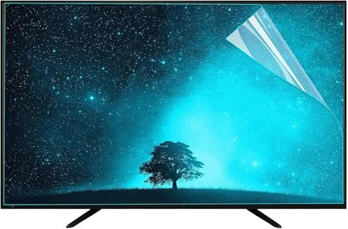 HOTAPEPU Film Protecteur éCran De TéLéVision LCD, LumièRe Anti-Bleue Protecteur éCran TV Mat Protection des Yeux pour Moniteur TV 32-75 Pouces Et éCran Incurvé,75in(1645×931mm)