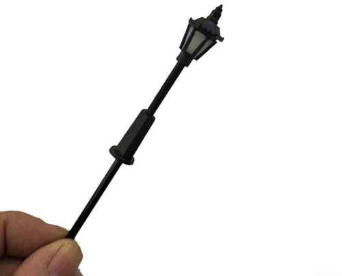 Model Train Accessories 10 LED Street Lights with Wires for 00 Gauge Railways