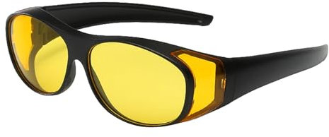 Infrarot-Durchdringungsbrille: Sicherheitsbrille mit UV-Licht, Schutzbrille für Nachtsicht, Fahrsicherheit, blendfreie Brille mit UV-Blockierung zum Fahren