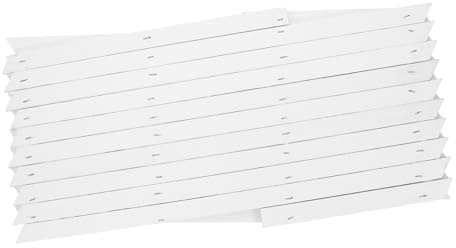 Abaodam Holzgitterzaun Ausziehbar für Kletterpflanzen Wandtrellis für Garten und Innenbereich Dekorativ und Flexibel für Pflanzen Sichtschutz Weiß