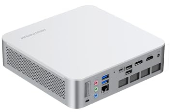 MINIS FORUM M1-1295 Mini PC, Intel Core i9-12950HX 16C/24T, Turbo Jusqu’à 5.0GHz, HDMI 2.1/DP 1.4/USB-C, LAN 2.5GbE, 4X USB-A, Wi-FI 6E, BT 5.2, sans RAM/SSD