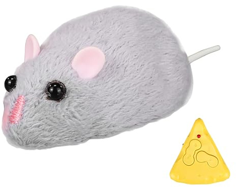 Zyntora Remote Control Mice Cat Toy | Indoor Cat Remote Control Mice Animal Toy,Small Medium Large Breeds Pets Hunting Companion for Yard, Living Room, Backyard