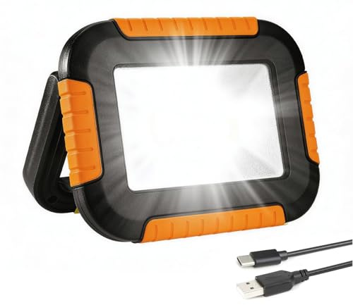 LE Campinglampe Wiederaufladbare Arbeitsleuchte Dimmbar 1000lm, Orange