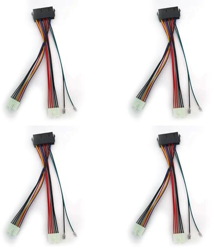 UDSKNV[KSL 4 X 20-Pin-ATX-zu-2-Port-6-Pin-AT-Konverter-Stromkabel für 286 386 486-Computer