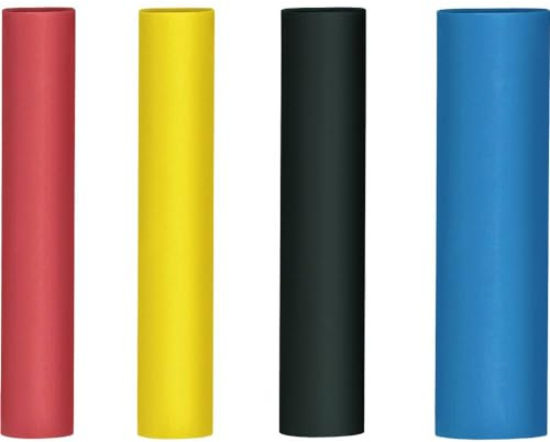 Steinel 71417 Schrumpfschlauch-Set II,32 Stück,Ø 4.8 - 9.5 mm,zum Schrumpfen von Kabeln,Kabelbrüchen und Kabelsträngen