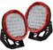 Auxtings 22,9cm 96W rot Spot Rund LED-Arbeitsleuchte Bar Off Road Lights Nebel Fahren Dach Bar Bumper für Off Road SUV Boot Lampe (rot)