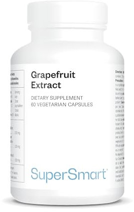 Supersmart - Grapefruit Extract - Standardized to 99% Naringin - Weight Loss Pills - Immune System Booster & Antioxidant Supplement | Non-GMO & Gluten Free - 60 Vegetarian Capsules