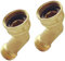cozyou Lot de 2 raccords coudés en laiton pour tuyau d'arrosage 45 degrés