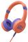 Energy Sistem LOL&Roll Pop Kids Headphones (Music Share, Cable de Audio extraíble, Volumen máximo de 85 dBs, Micrófono)- Naranja