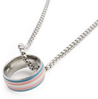 Generisch Pride Ring-Halskette (Diversity) Transsexuell / 60 cm