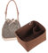 Lckaey Y059coffee-Organizer für LV Noe BB Petit Noe NM Aufbewahrungstasche Organizer mit Reißverschlusstasche Y059coffee