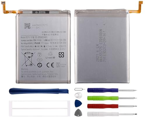 Duotipa EB-BN980ABY Batterie de rechange, 4170 mAh, compatible avec Samsung Galaxy Note 20 5G SM-N981B avec kit d'outils de réparation