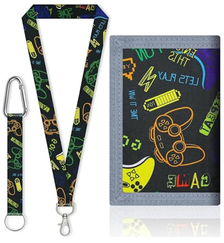 Aiyraa Geldbeutel Portemonnaie Jungen Step by Step Brustbeutel Jungen, Kinder Geldbeutel Jungs mit Klettverschluss, Kordelband, Sichtfenster & Münzfach, für Schule, Reisen oder als Geschenk