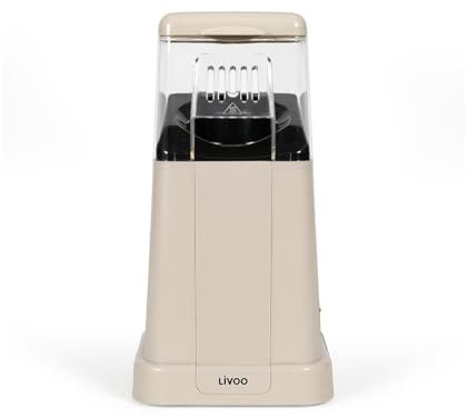 LIVOO - Machine à pop corn DOM497-100g de grains, 1200W, protection surchauffe