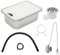 Évier de camping-car en acier inoxydable de qualité 304, kit d'évier de cuisine avec lavabo et planche à découper