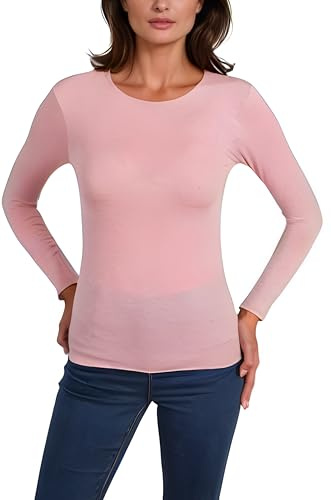 EGI Maglia Donna Cashmere Ultralight Sottogiacca Elegante Leggera Termica Invernale Morbida Traspirante Calda Intimo Donna Made in Italy, Art. 5228