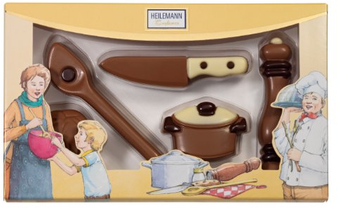 Heilemann Geschenkverpackung Kochen Edelvollmilch, 100g