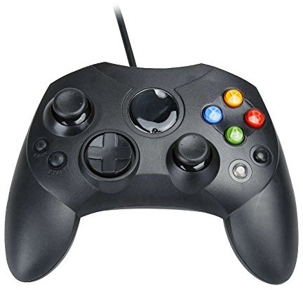 Assecure Compatible Original Black Xbox Slim S Type Wired Controller Gamepad ...