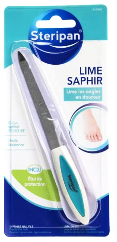Steripan - Lime Saphir - Grain Spécial Pédicure - Haute Résistance - Étui De Protection Inclus