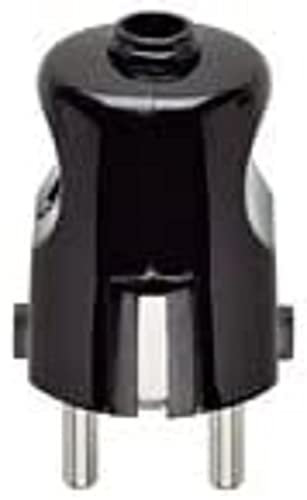 Vimar - Clavija 2 polos+tierra 16a s31 axial negro